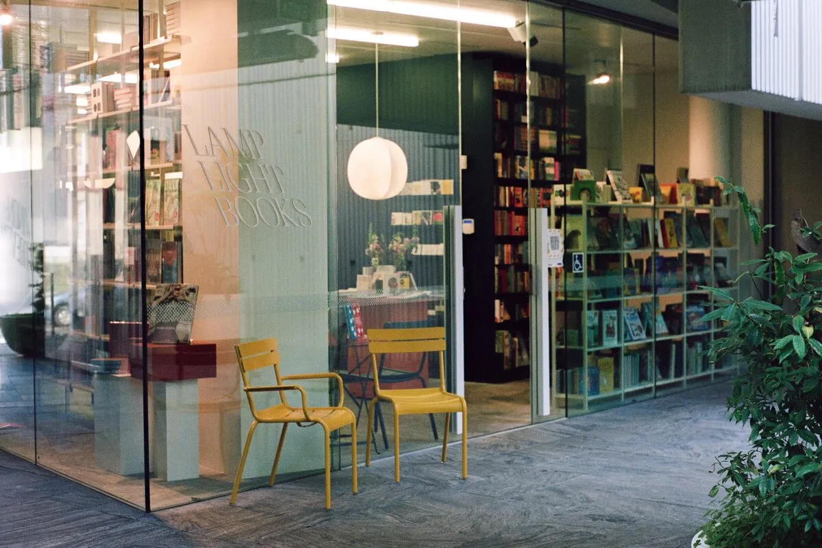 Shelves stacked to the ceiling at Lamplight Books in Parnell