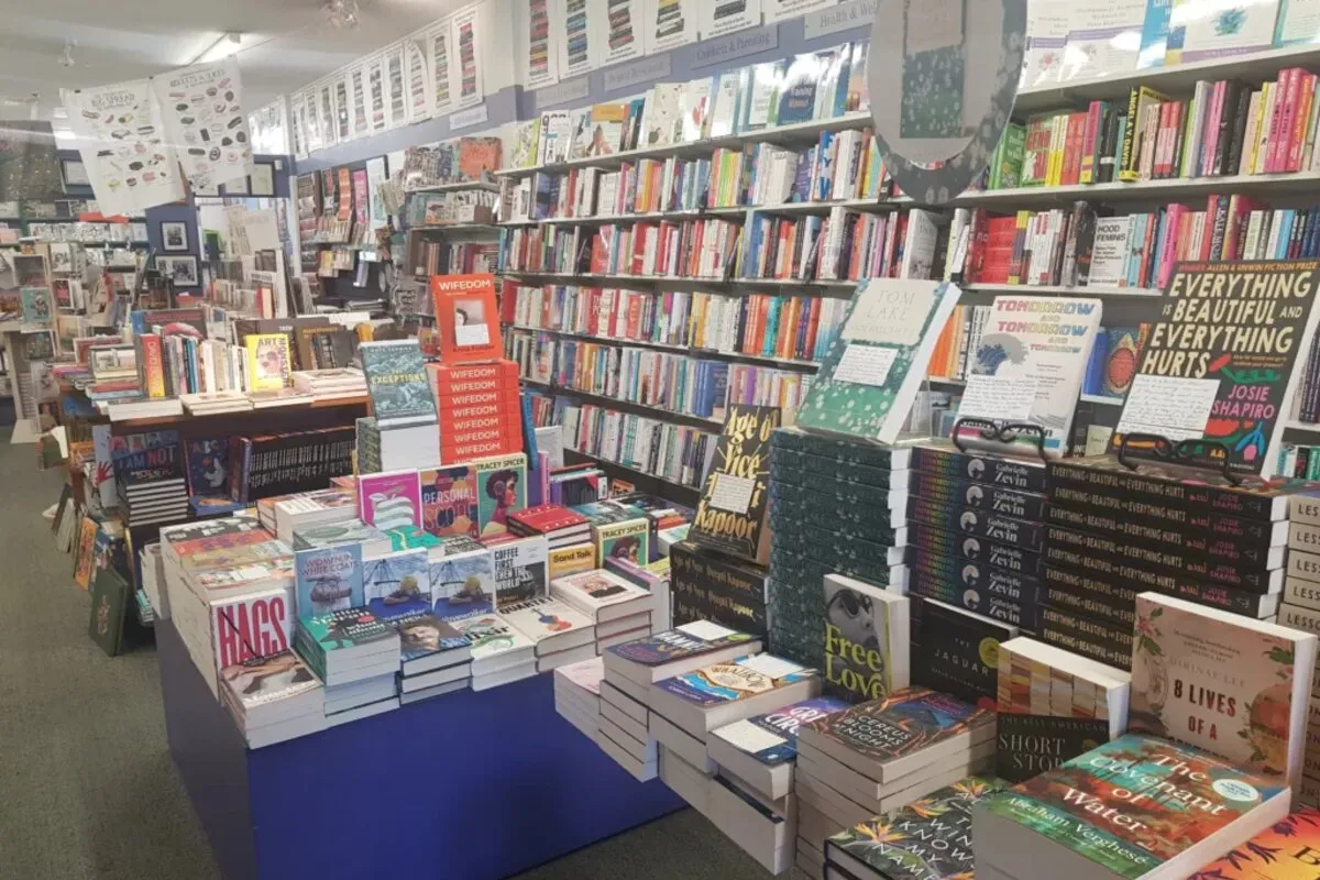 The storefront of The Women’s Bookshop on Ponsonby Road