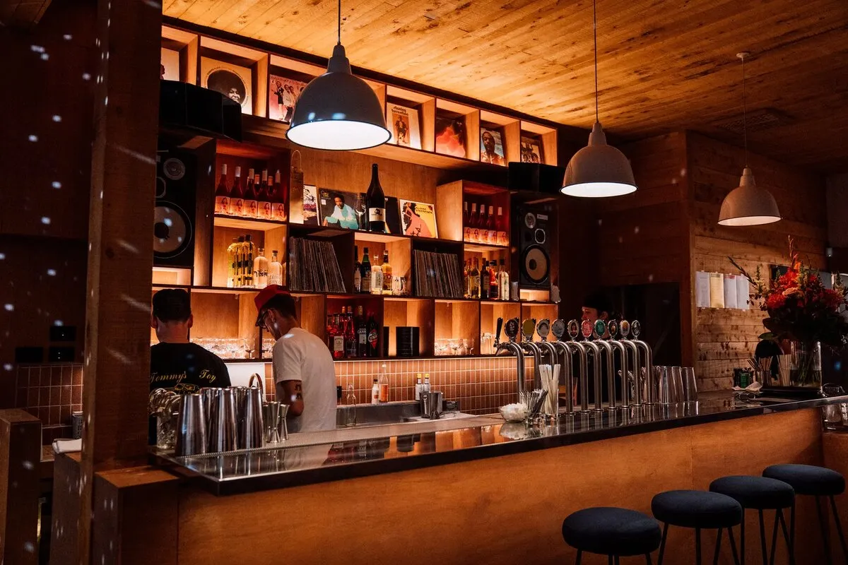 Vinyl on rotation at Nami Record Bar
