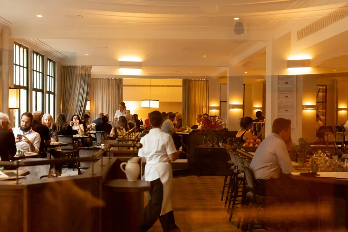 Brasserie dining room at Gilt in the Chancery precinct