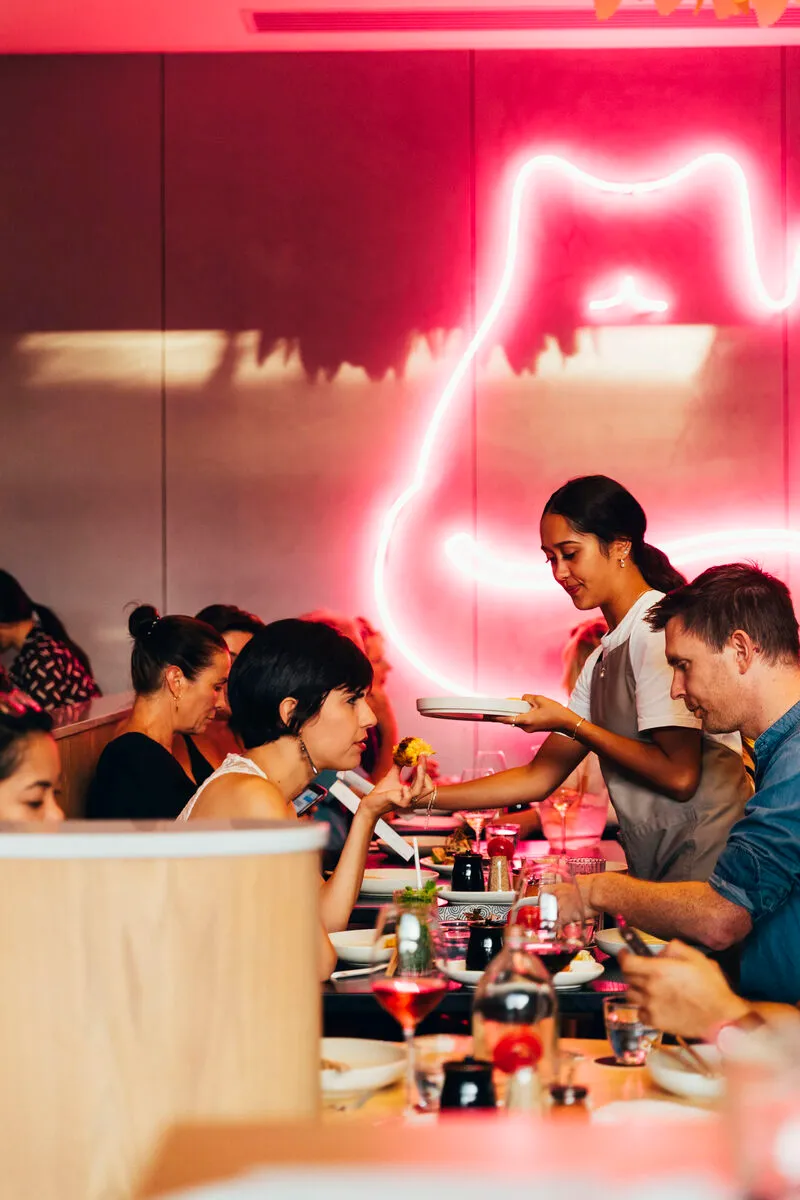 Sharing plates at Hello Beasty in Viaduct Harbour
