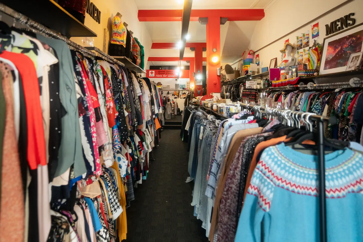 Interior of the Red Cross Shop on K’ Road