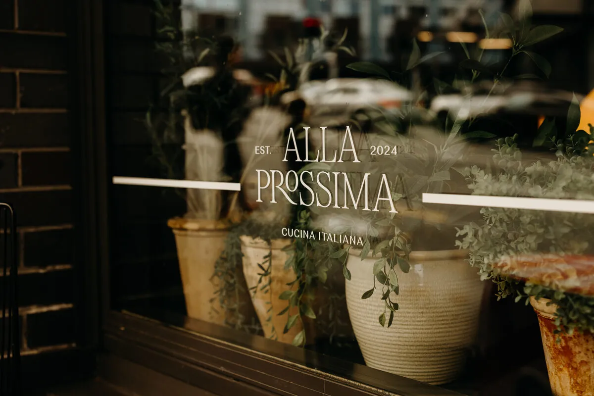 A plate of handmade pasta at Alla Prossima
