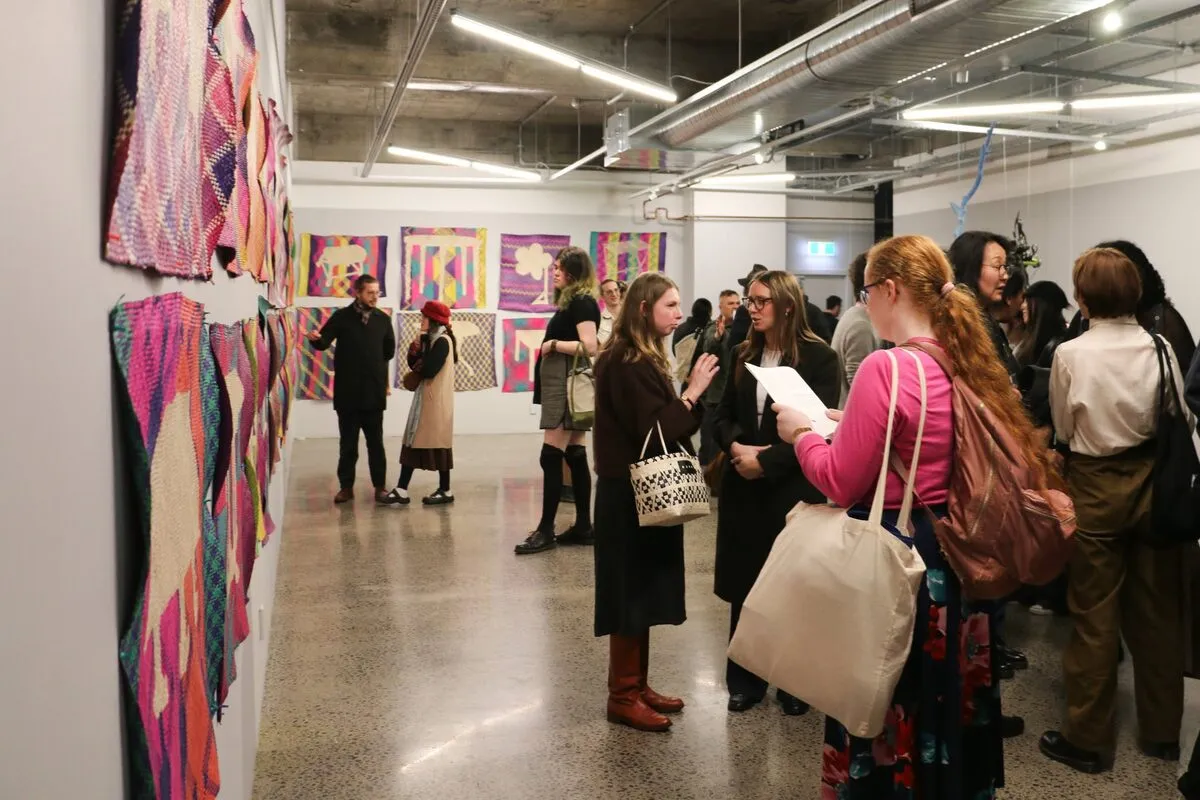 Gallery space inside Artspace Aotearoa on K’ Road