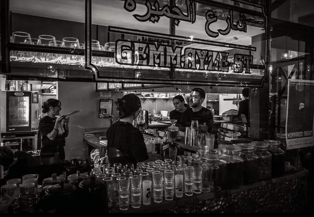 Interior of Gemmayze Street restaurant on K’ Road